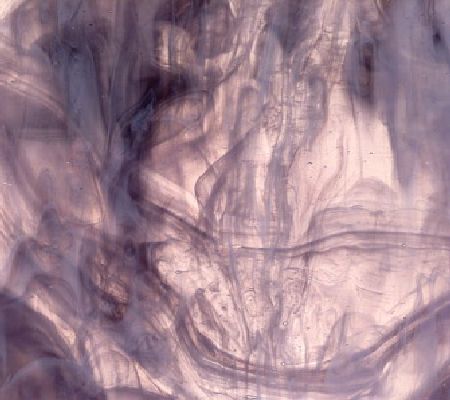 Armstrong Glass Company 0097SO Clear Mauve Opalescent Wispy Stained Glass Glass Sheet