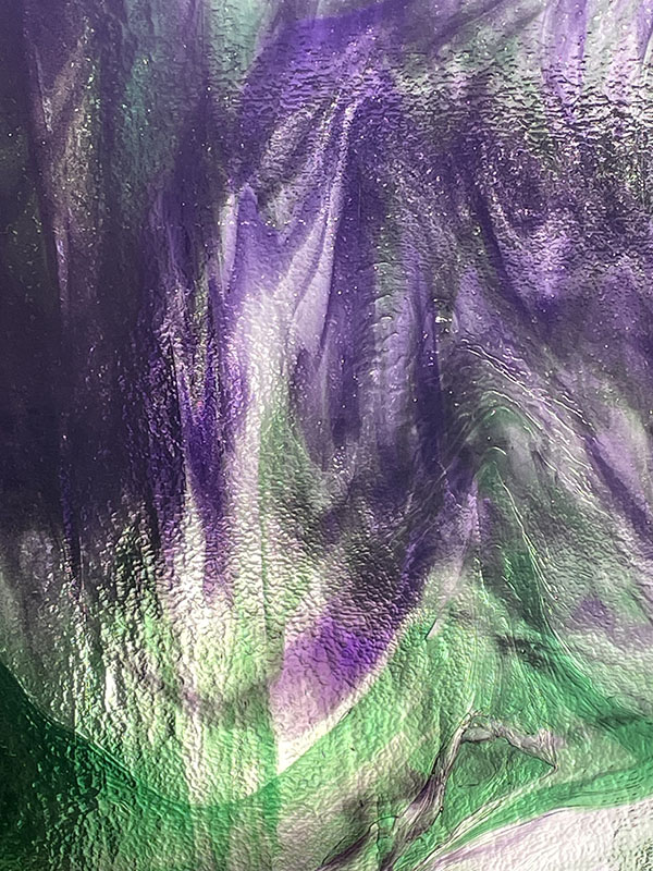 AG 3334 Grape Arbor new Armstrong Glass in purples and greens