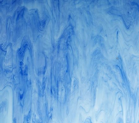 Armstrong Glass Company 4142SO Light Blue Opalescent Cobalt Blue Streaky Stained Glass Glass Sheet