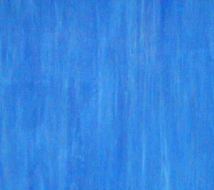 Armstrong Glass Company 4500SO Royal Blue Opalescent Clear Streaky Stained Glass Glass Sheet