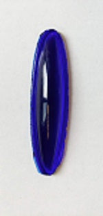 Oval Smooth Odyssey Cobalt Blue Jewel