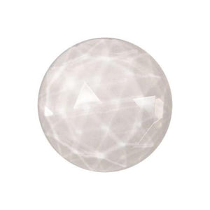 Round Faceted Crystal Jewel