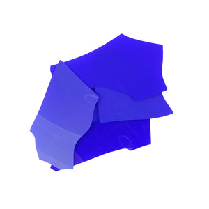 Opaque Dark Blue Confetti