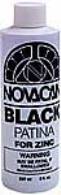 Novacan Black Patina for Zinc - 8 oz
